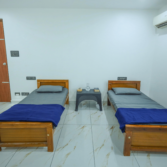 Luxury pool area at Chosen Rehabilitation Centre